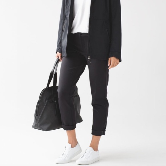 lululemon athletica Pants - Lululemon Black Ponte City Trek Trouser Pants